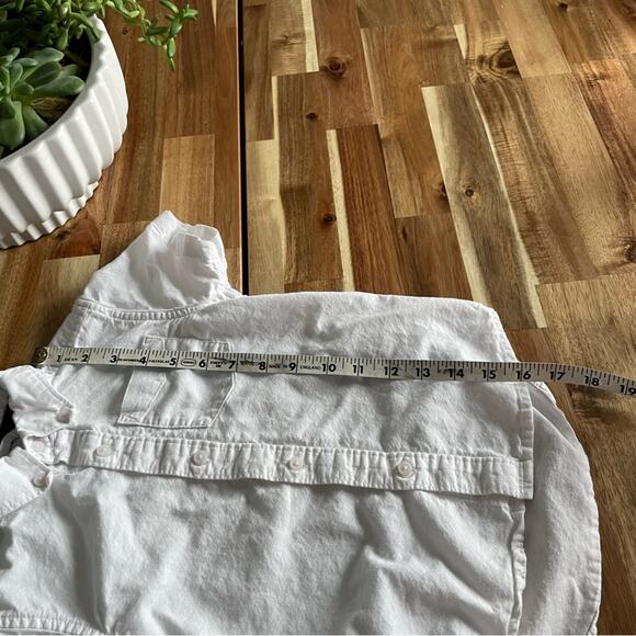 Boys White Button Up Top Short Sleeve Size 4T - Picture 5 of 5